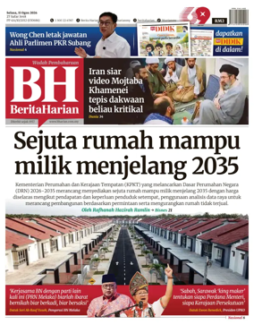 Cover of Berita Harian
