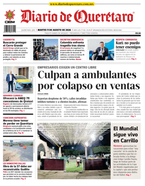 Cover of Diario de Queretaro
