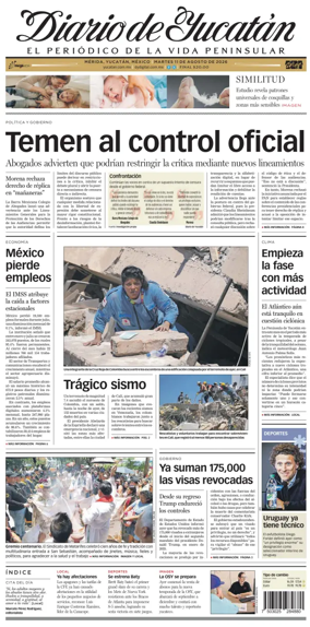 Cover of Diario de Yucatan