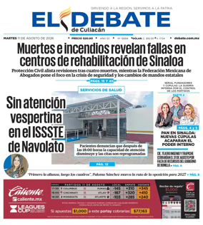 Cover of El Debate de Culiacan
