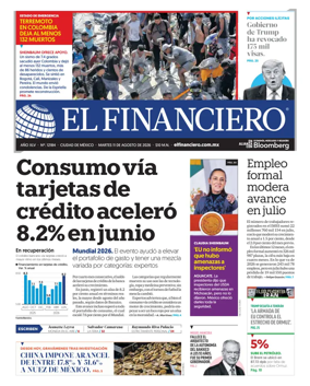 Cover of El Financiero