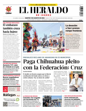 Cover of El Heraldo de Juarez