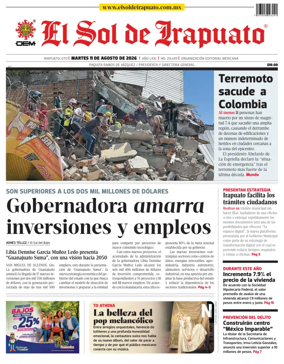 Cover of El Sol de Irapuato