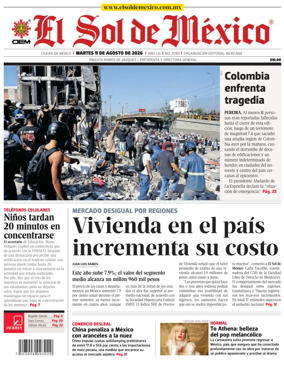 Cover of El Sol de Mexico
