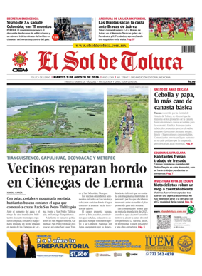 Cover of El Sol de Toluca