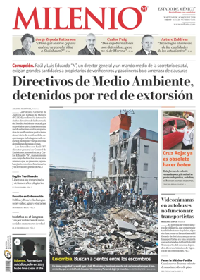 Cover of Milenio Edo de Mexico