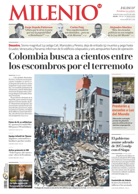 Cover of Milenio Jalisco