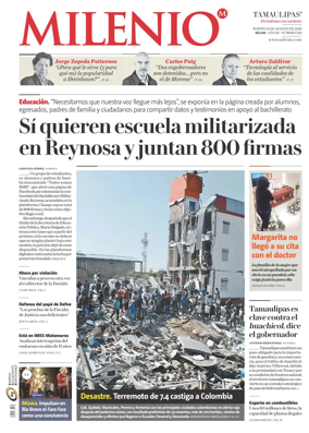 Cover of Milenio Tamaulipas