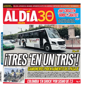 Cover of Periodico Al Dia (Celaya)