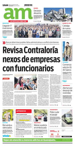 Cover of Periodico AM (Leon)