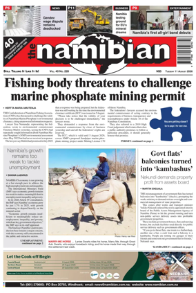 Cover of The Namibian