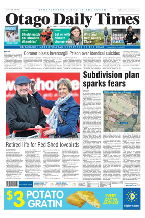 Cover of Otago Daily Times
