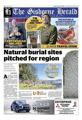 Cover of The Gisborne Herald
