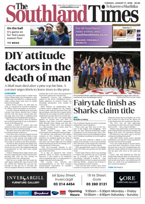 Cover of The Southland Times