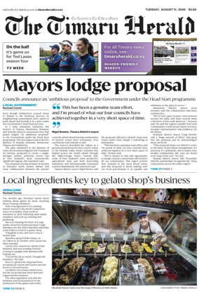 Cover of The Timaru Herald