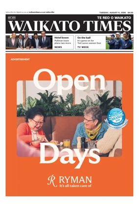 Cover of Waikato Times