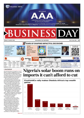 Cover of Business Day (Nigeria)