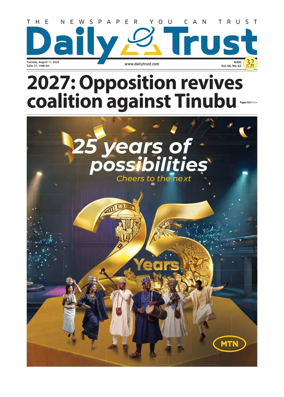 Cover of Daily Trust