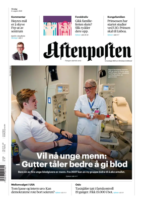 Cover of Aftenposten