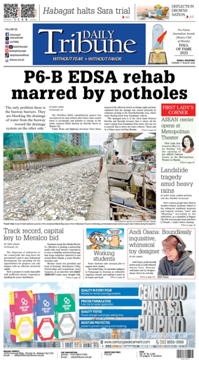Cover of Daily Tribune (Philippines)