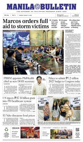 Cover of Manila Bulletin