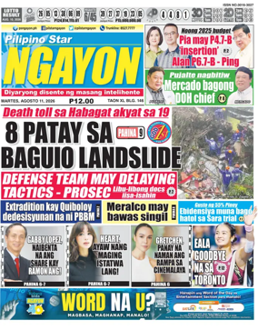 Cover of Pilipino Star Ngayon
