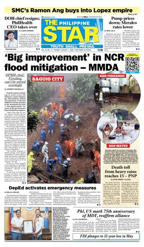 Cover of The Philippine Star