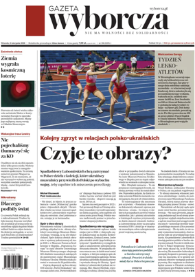 Cover of Gazeta Wyborcza