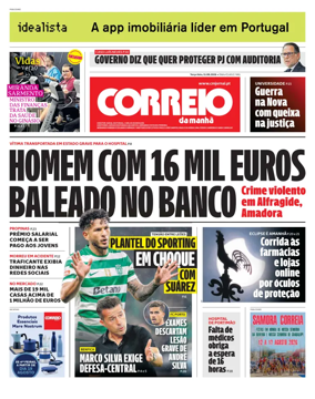 Cover of Correio da Manha