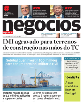 Cover of Jornal de Negocios