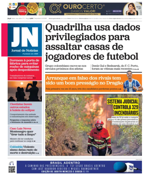 Cover of Jornal de Noticias