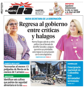 Cover of El Nuevo Dia
