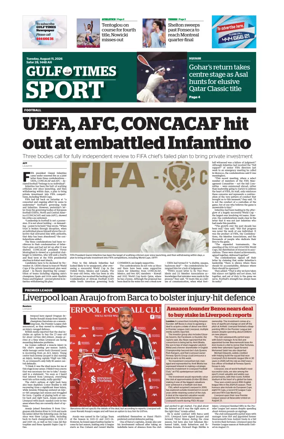 Cover of Gulf Times Sport