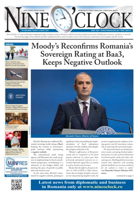 Cover of Nine o clock (Romania) Daily