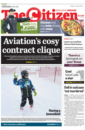 Cover of The Citizen (KZN)