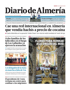 Cover of Diario de Almeria