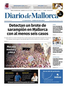 Cover of Diario de Mallorca