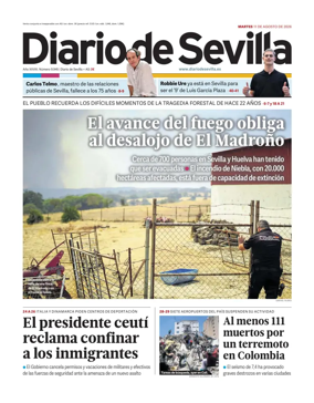 Cover of Diario de Sevilla