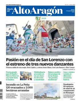 Cover of Diario del Alto Aragon