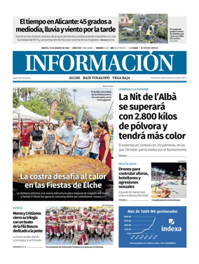 Cover of Diario Informacion (Elche y Vega Baja)
