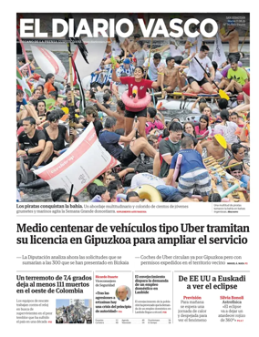 Cover of Diario Vasco (Alto Urola)