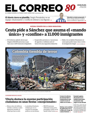 Cover of EL Correo (Alava)