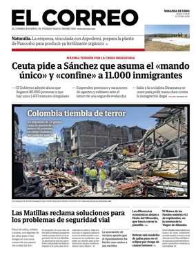 Cover of El Correo (Miranda de Ebro)