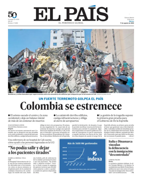 Cover of El Pais Madrid