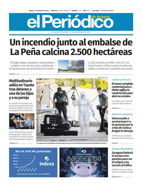 Cover of El Periodico Aragon