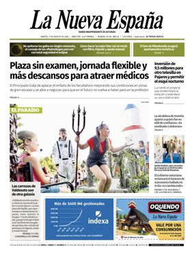 Cover of La Nueva Espana (Occidente)