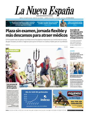 Cover of La Nueva Espana (Oviedo)