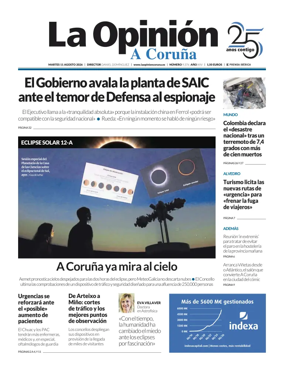 Cover of La Opinion de A Coruna