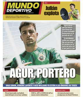 Cover of Mundo Deportivo (Bizkaia-Araba)