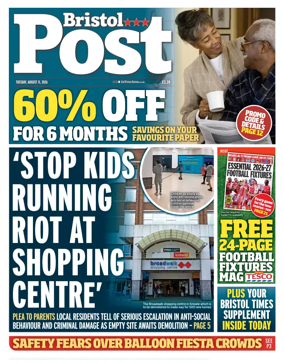 Cover of Bristol Post
